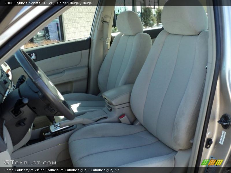 Golden Beige / Beige 2008 Hyundai Sonata GLS V6