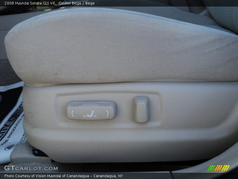 Golden Beige / Beige 2008 Hyundai Sonata GLS V6