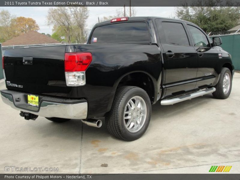 Black / Black 2011 Toyota Tundra Texas Edition CrewMax