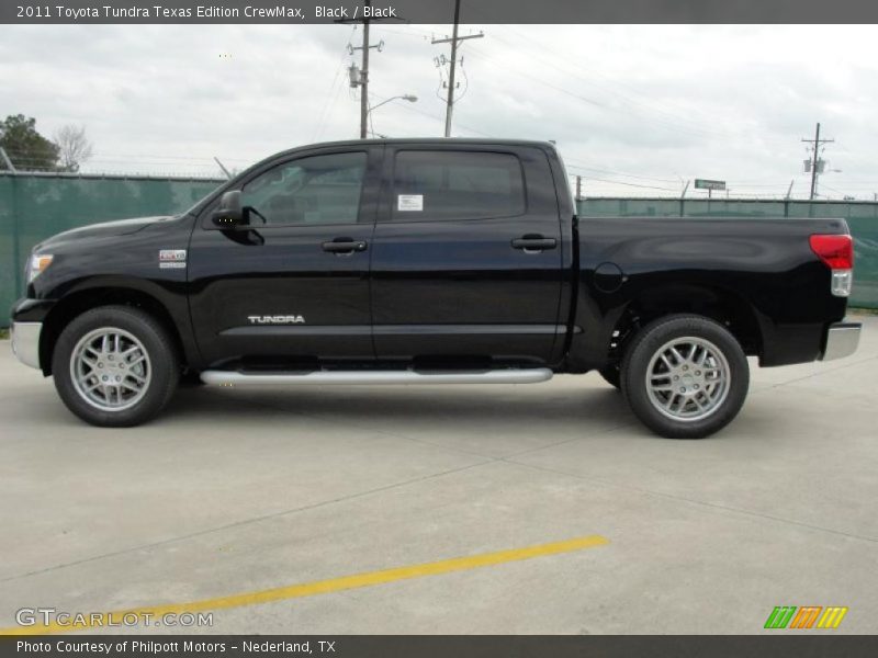 Black / Black 2011 Toyota Tundra Texas Edition CrewMax