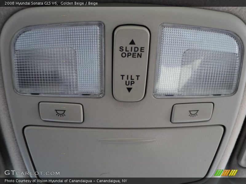 Golden Beige / Beige 2008 Hyundai Sonata GLS V6