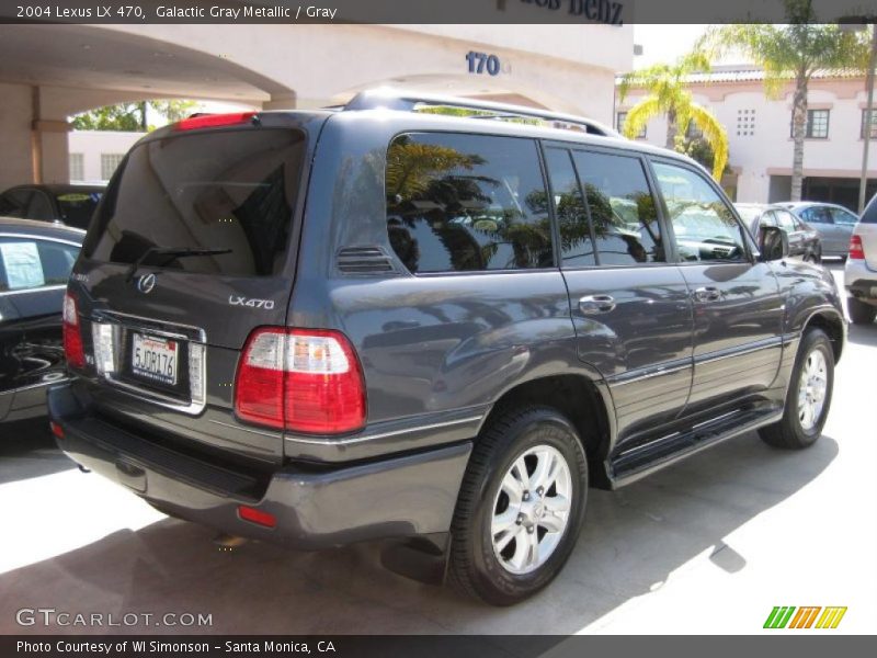 Galactic Gray Metallic / Gray 2004 Lexus LX 470