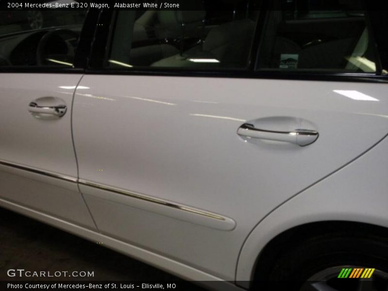 Alabaster White / Stone 2004 Mercedes-Benz E 320 Wagon
