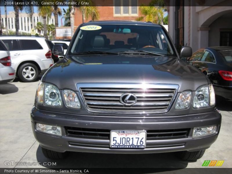 Galactic Gray Metallic / Gray 2004 Lexus LX 470