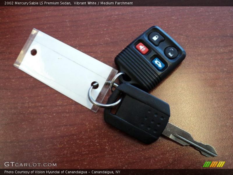 Vibrant White / Medium Parchment 2002 Mercury Sable LS Premium Sedan