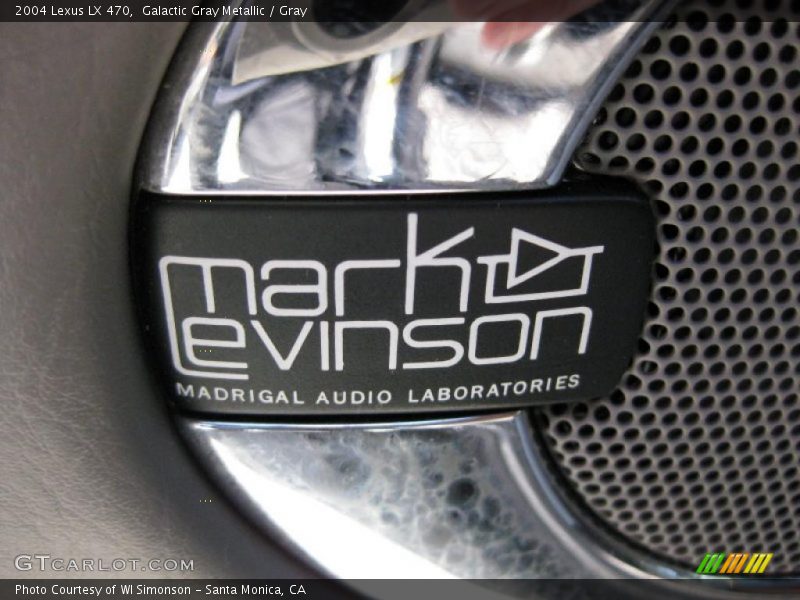 Galactic Gray Metallic / Gray 2004 Lexus LX 470