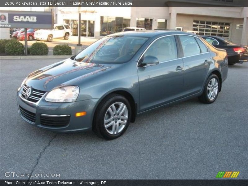 Platinum Grey Metallic / Pure Beige 2006 Volkswagen Jetta TDI Sedan