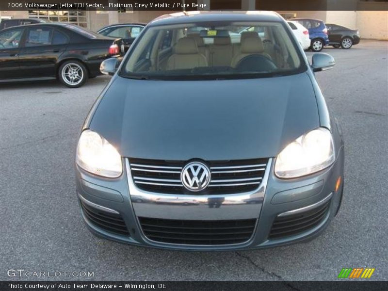 Platinum Grey Metallic / Pure Beige 2006 Volkswagen Jetta TDI Sedan