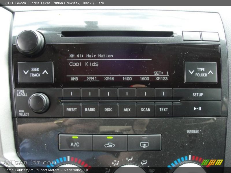 Black / Black 2011 Toyota Tundra Texas Edition CrewMax