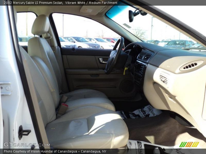 Vibrant White / Medium Parchment 2002 Mercury Sable LS Premium Sedan