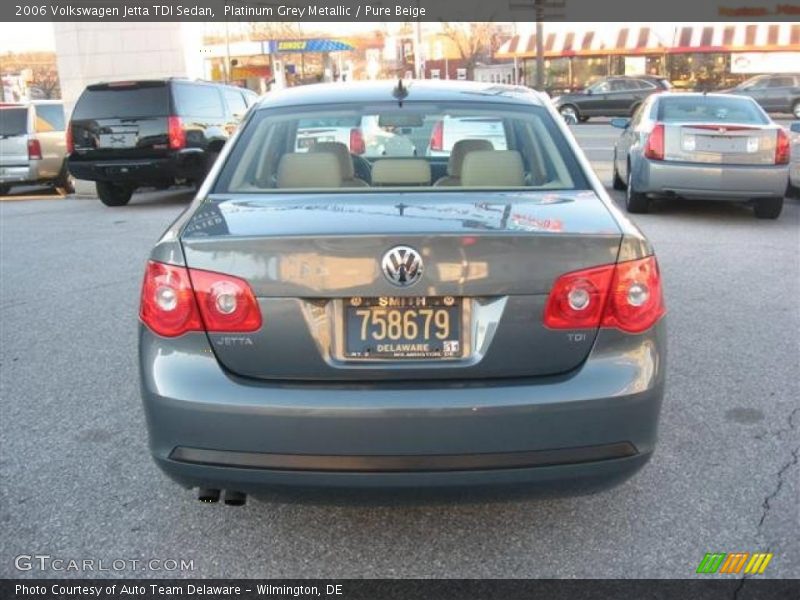 Platinum Grey Metallic / Pure Beige 2006 Volkswagen Jetta TDI Sedan