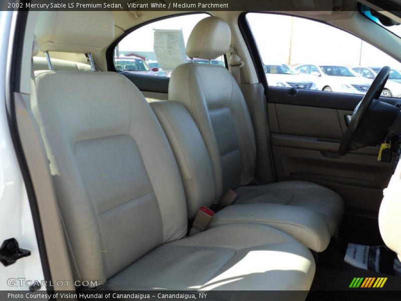 Vibrant White / Medium Parchment 2002 Mercury Sable LS Premium Sedan