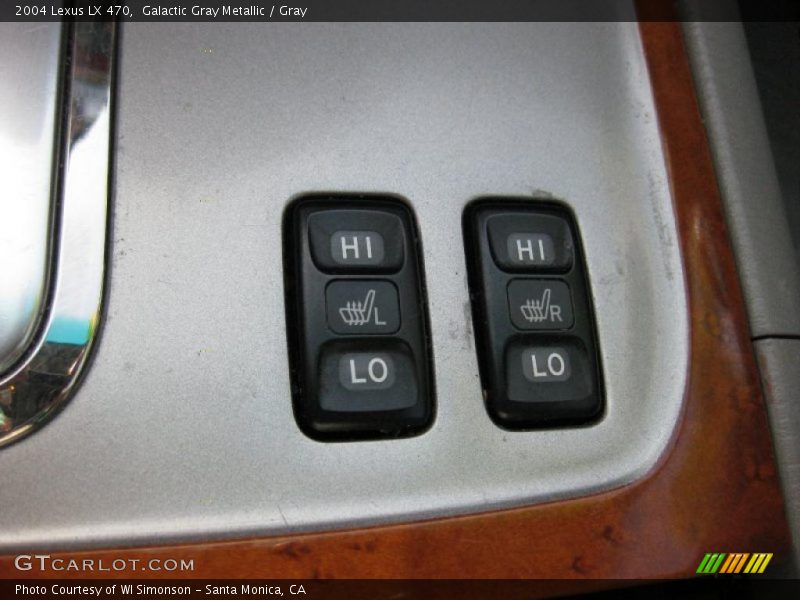 Galactic Gray Metallic / Gray 2004 Lexus LX 470