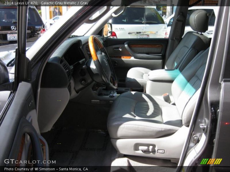 Galactic Gray Metallic / Gray 2004 Lexus LX 470