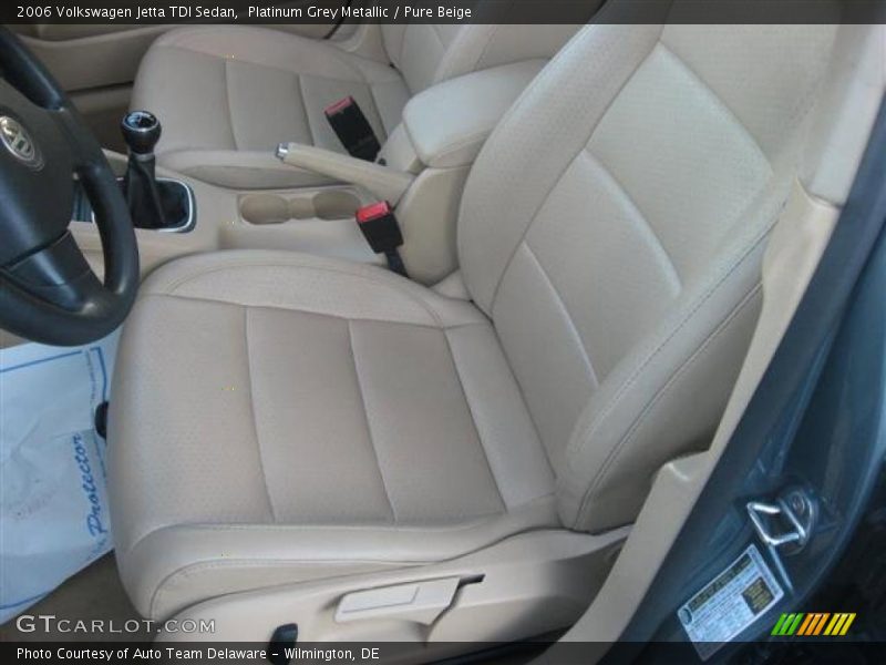 Platinum Grey Metallic / Pure Beige 2006 Volkswagen Jetta TDI Sedan