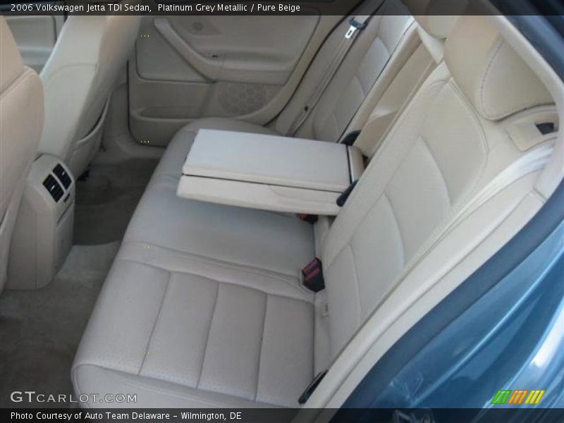Platinum Grey Metallic / Pure Beige 2006 Volkswagen Jetta TDI Sedan