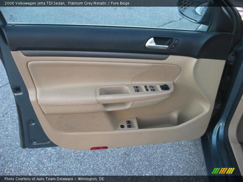 Platinum Grey Metallic / Pure Beige 2006 Volkswagen Jetta TDI Sedan