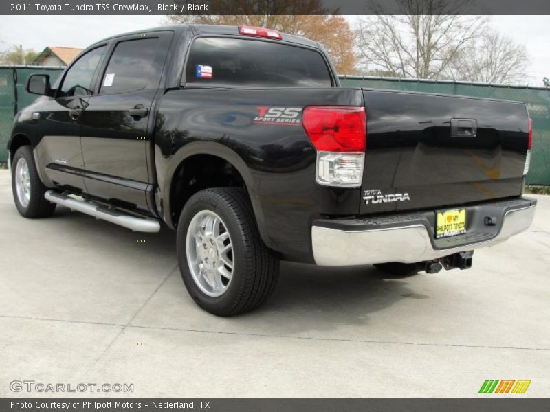Black / Black 2011 Toyota Tundra TSS CrewMax