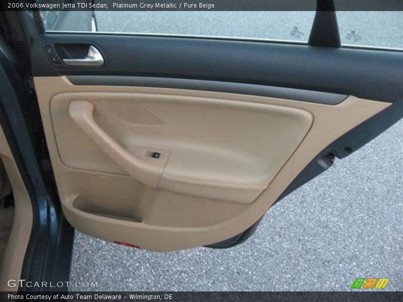 Platinum Grey Metallic / Pure Beige 2006 Volkswagen Jetta TDI Sedan