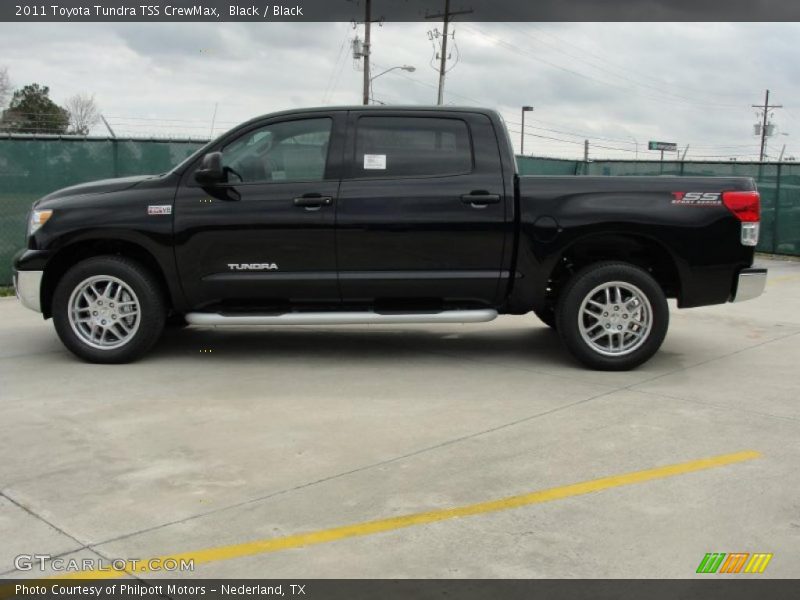 Black / Black 2011 Toyota Tundra TSS CrewMax