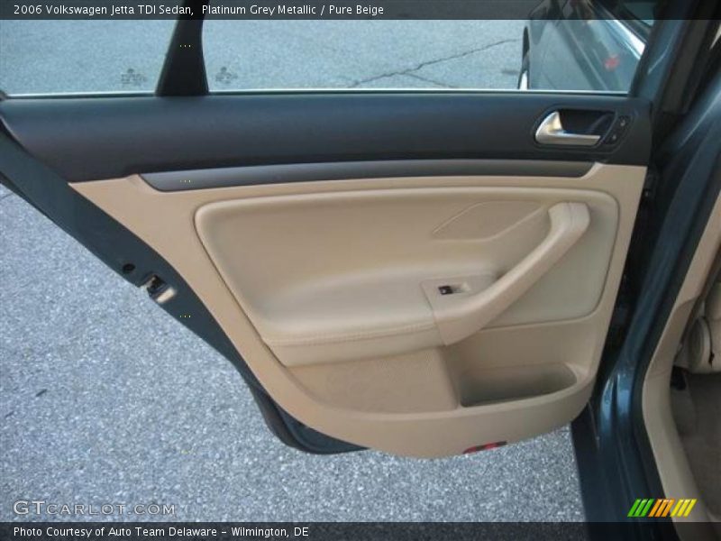 Platinum Grey Metallic / Pure Beige 2006 Volkswagen Jetta TDI Sedan