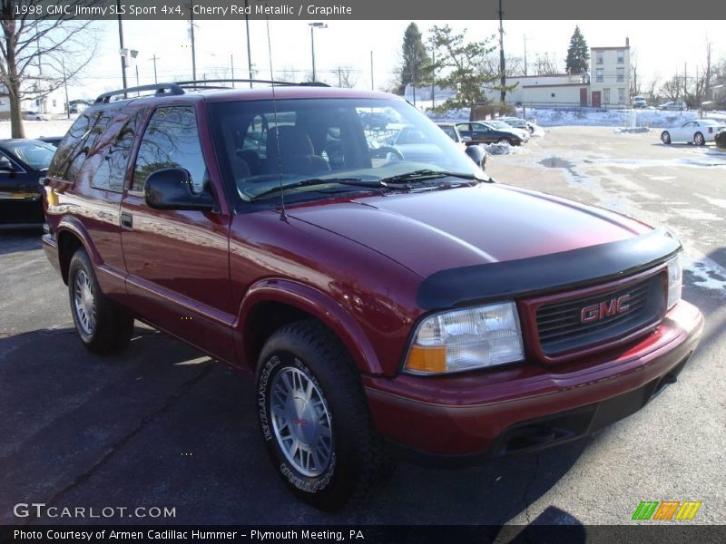 Cherry Red Metallic / Graphite 1998 GMC Jimmy SLS Sport 4x4