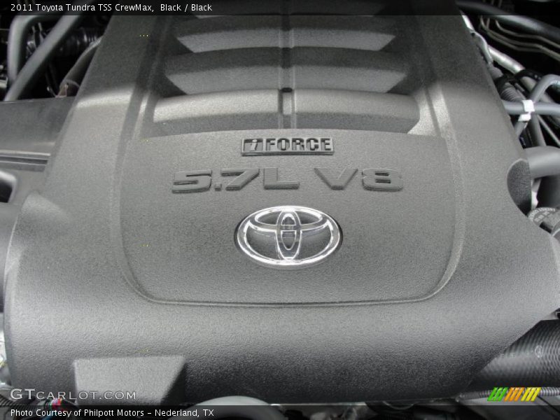 Black / Black 2011 Toyota Tundra TSS CrewMax
