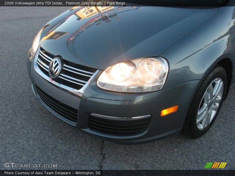 Platinum Grey Metallic / Pure Beige 2006 Volkswagen Jetta TDI Sedan
