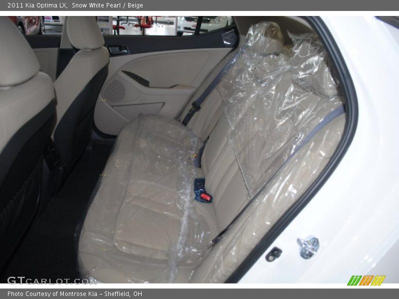 Snow White Pearl / Beige 2011 Kia Optima LX