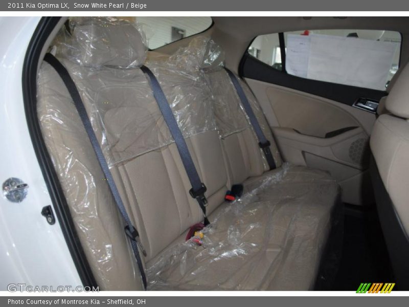 Snow White Pearl / Beige 2011 Kia Optima LX