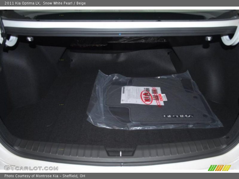 Snow White Pearl / Beige 2011 Kia Optima LX