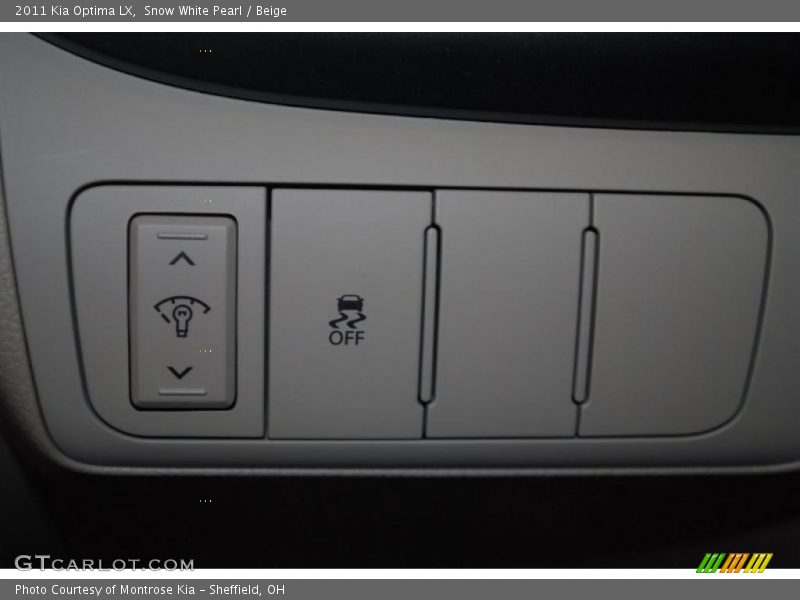 Snow White Pearl / Beige 2011 Kia Optima LX