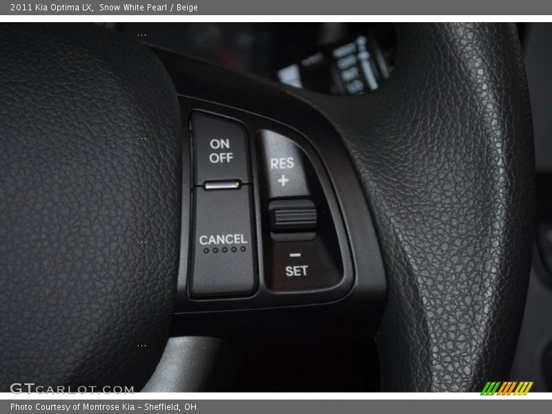 Snow White Pearl / Beige 2011 Kia Optima LX