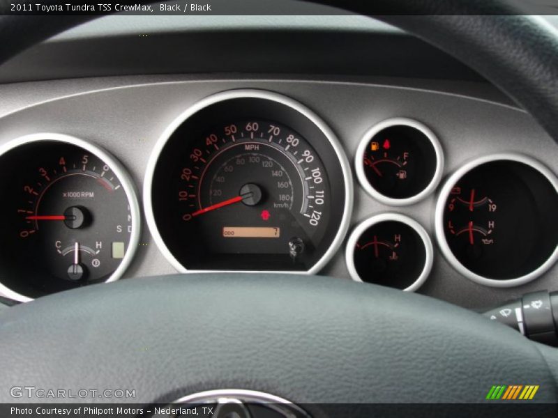 Black / Black 2011 Toyota Tundra TSS CrewMax