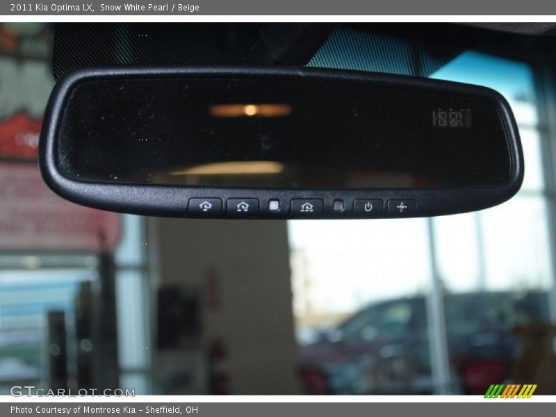 Snow White Pearl / Beige 2011 Kia Optima LX