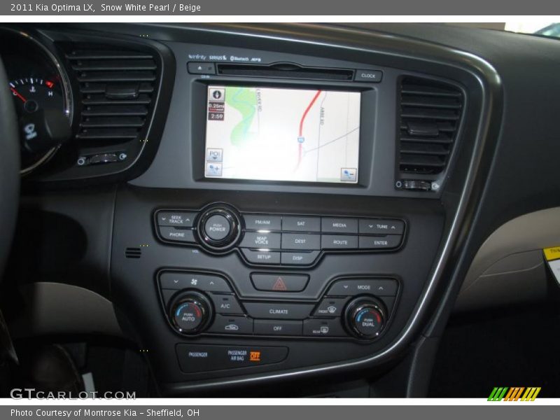 Snow White Pearl / Beige 2011 Kia Optima LX
