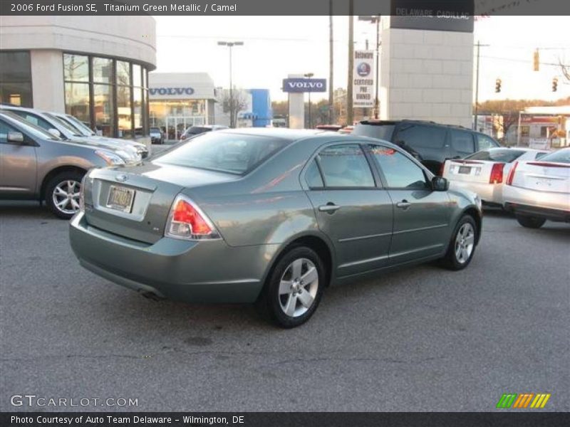 Titanium Green Metallic / Camel 2006 Ford Fusion SE