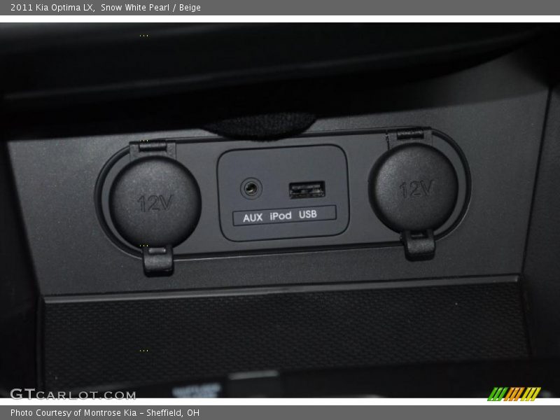 Snow White Pearl / Beige 2011 Kia Optima LX