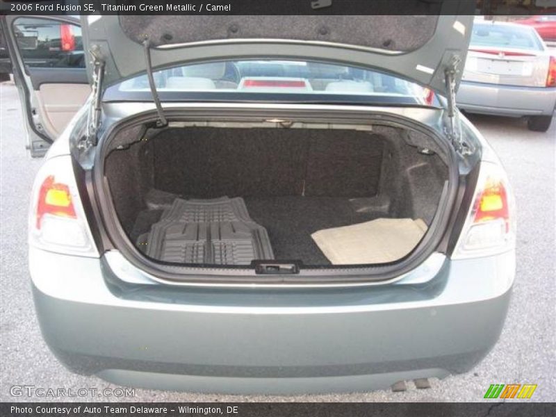 Titanium Green Metallic / Camel 2006 Ford Fusion SE