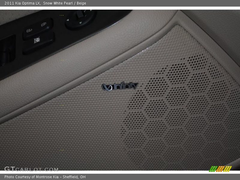 Snow White Pearl / Beige 2011 Kia Optima LX