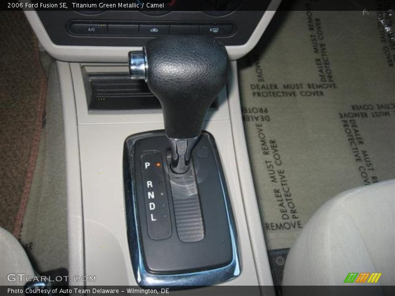 Titanium Green Metallic / Camel 2006 Ford Fusion SE