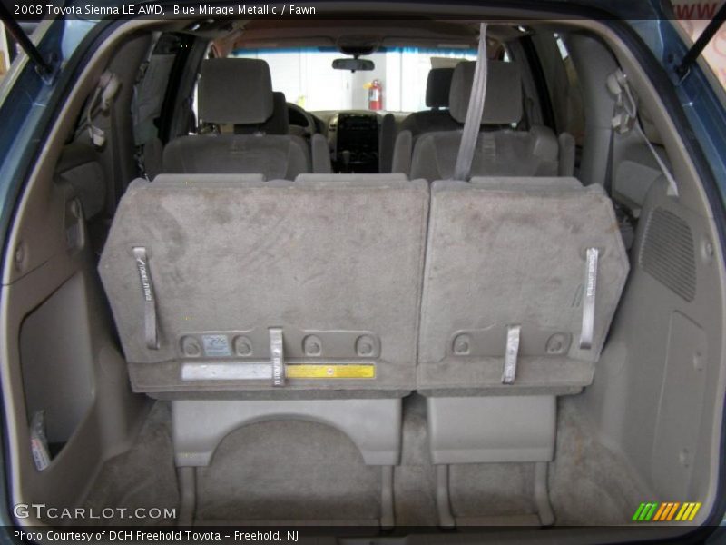 Blue Mirage Metallic / Fawn 2008 Toyota Sienna LE AWD