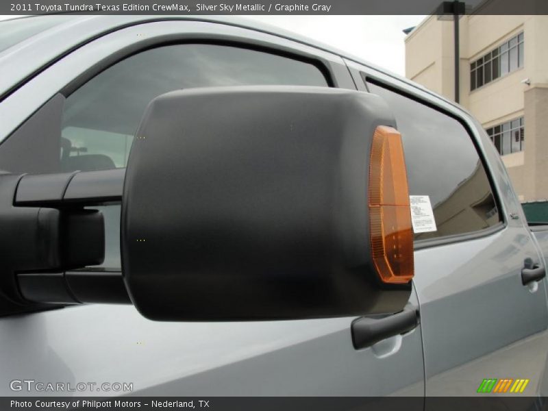 Silver Sky Metallic / Graphite Gray 2011 Toyota Tundra Texas Edition CrewMax