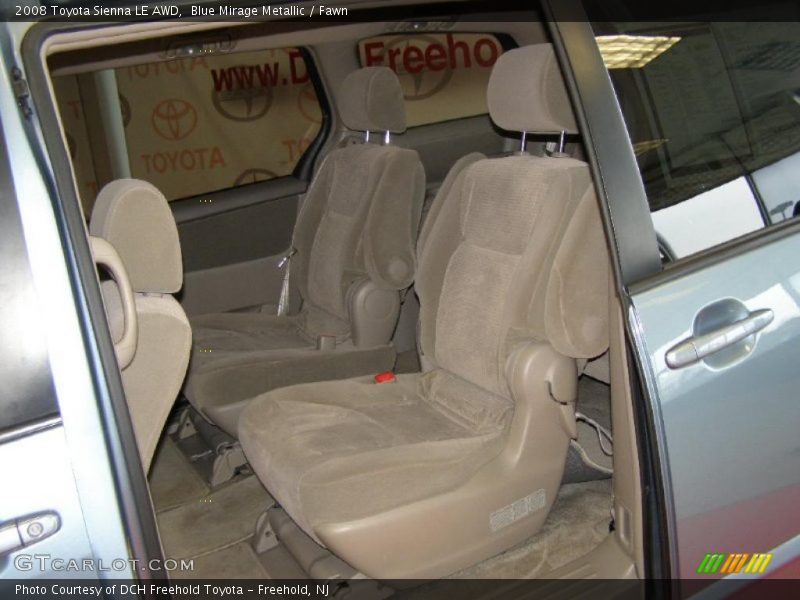 Blue Mirage Metallic / Fawn 2008 Toyota Sienna LE AWD