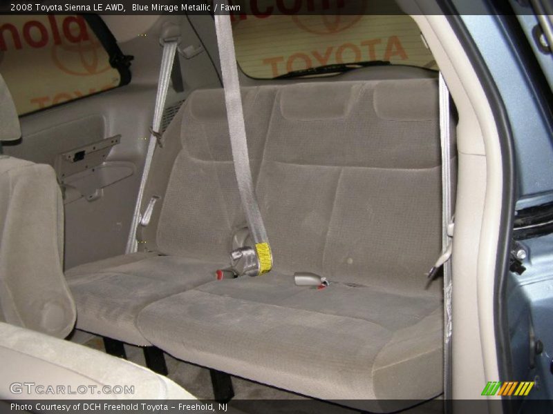 Blue Mirage Metallic / Fawn 2008 Toyota Sienna LE AWD