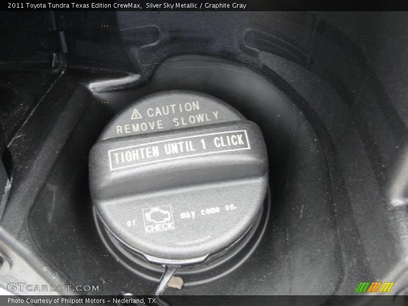 Silver Sky Metallic / Graphite Gray 2011 Toyota Tundra Texas Edition CrewMax