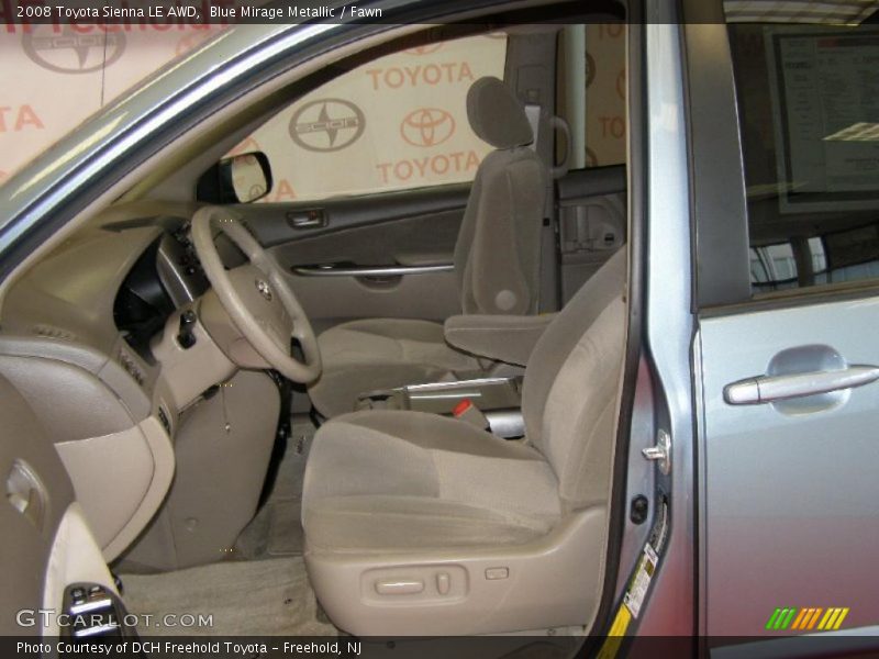 Blue Mirage Metallic / Fawn 2008 Toyota Sienna LE AWD