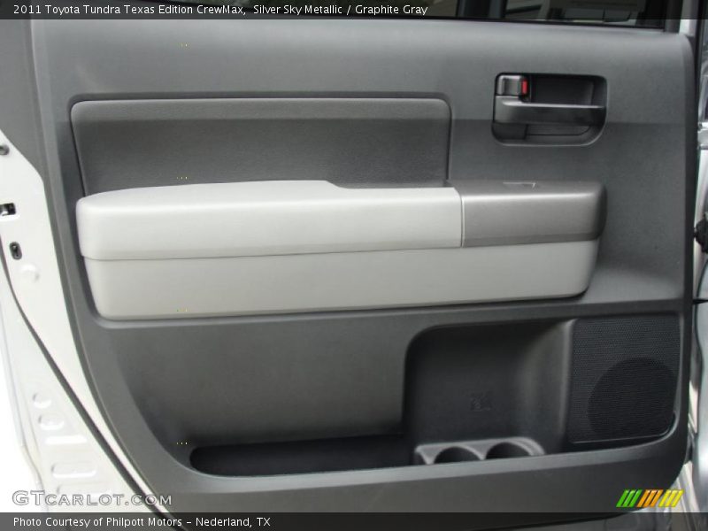 Silver Sky Metallic / Graphite Gray 2011 Toyota Tundra Texas Edition CrewMax
