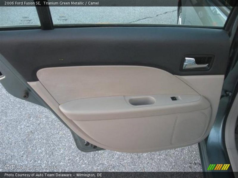 Titanium Green Metallic / Camel 2006 Ford Fusion SE