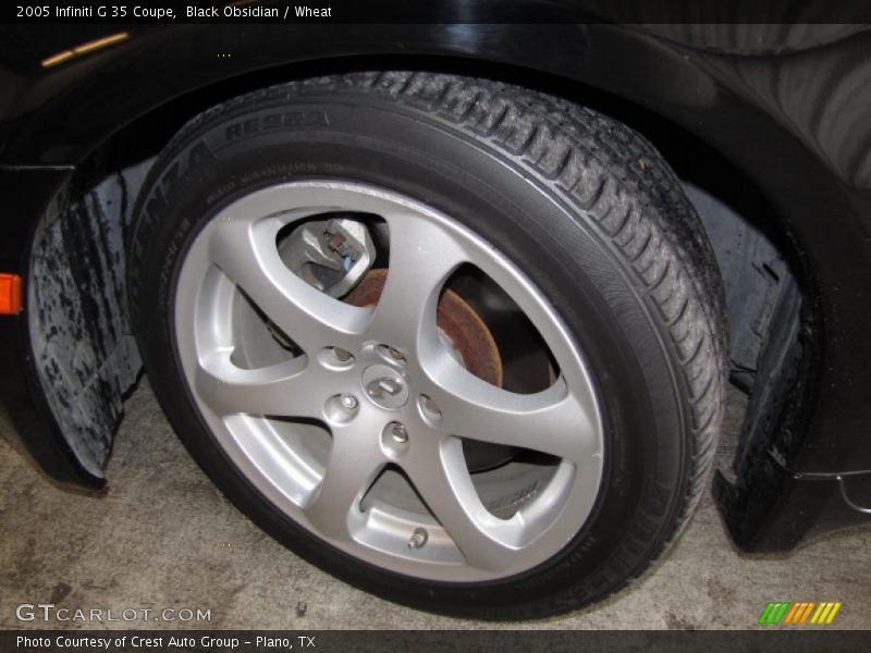 Black Obsidian / Wheat 2005 Infiniti G 35 Coupe